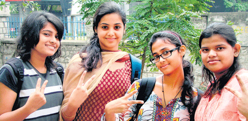 All smiles: The student council members of Baldwin Women's Methodist College.