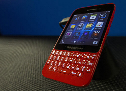 BlackBerry handset. File AP photo