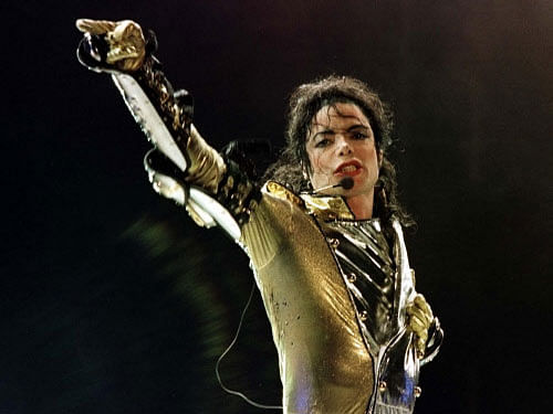 American pop-star Michael Jackson performs during his 'HIStory World Tour' concert in Vienna in this Reuters file photo R