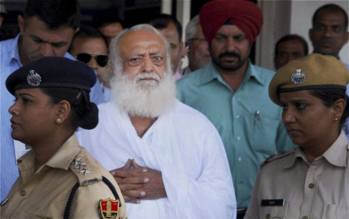 Self-styled godman Asaram has moved a Gujarat court for bail on grounds of delay in filing of FIR. PTI File Image