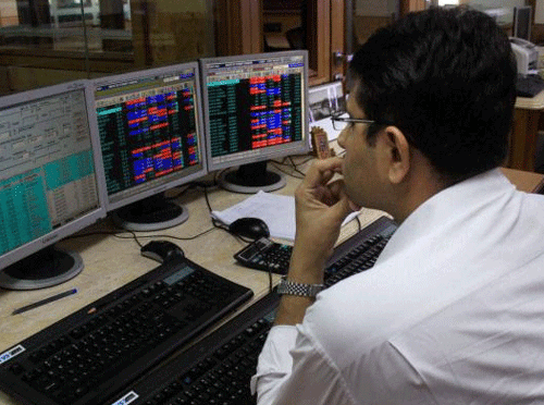 The market breadth continued to show a negative trend after 1,420 shares ended with losses, 1,022 finished with gains and 160 ruled steady. PTI file photo