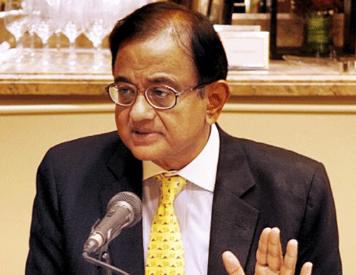 Chidambaram insists that the fiscal deficit target of 4.8 percent of GDP for the year to March 31, 2014, is a red line that will not be breached.  PTI file photo