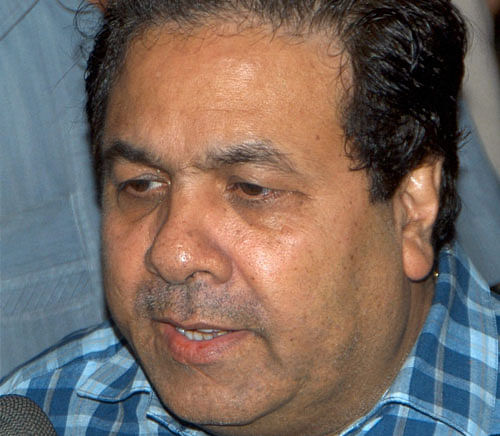 BCCI Vice-President and Congress MP Rajiv Shukla (in pic) on Sunday rejected speculation of Tendulkar campaigning for his party. PTI File Photo