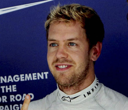 Sebastian Vettel. PTI Photo