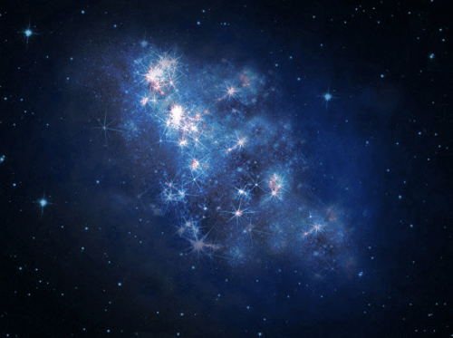 An artist's rendering of the galaxy, known by its catalog name z8_GND_5296, in seen this handout provided by NASA October 23, 2013. Astronomers have found the most distant galaxy yet, a finding that pushes back scientists' view of the universe to about 700 million years after its creation. Light from the galaxy took about 13.1 billion years to reach the orbiting Hubble Space Telescope and the Keck Observatory in Hawaii, both of which detected the galaxy in infrared light. REUTERS