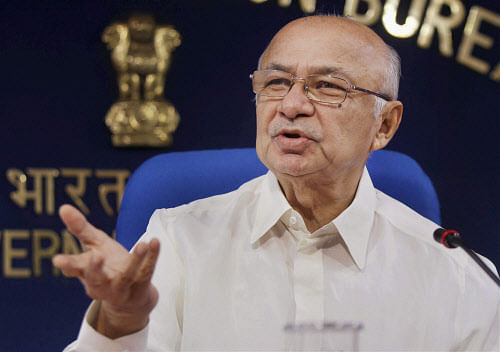 Centre has provided adequate security to the Gujarat chief minister, says Home Minister Sushilkumar Shinde. PTI File Photo