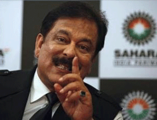 If the company fails to comply, its head Subrata Roy (in pic) and other directors will not be able to leave the country. Reuters File Photo