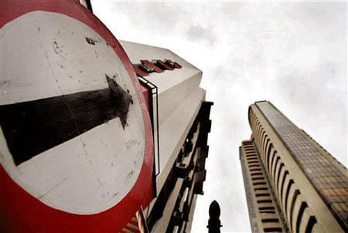 The benchmark Sensex today settled at all-time closing high at 21,164.52, notching up a gain of 130.55 points, on heavy buying in bluechips led by consumer durables and banks as attractive earnings triggered a new wave of optimism. Reuters Image.