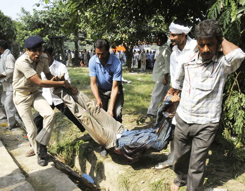 One of the terrorists suspected to be involved in the Patna blasts of Sunday last, and also the blasts at Bodhgaya in July this year, Mahre Alam, has escaped while being brought to the Bihar capital from Darbhanga district. AP File Photo.