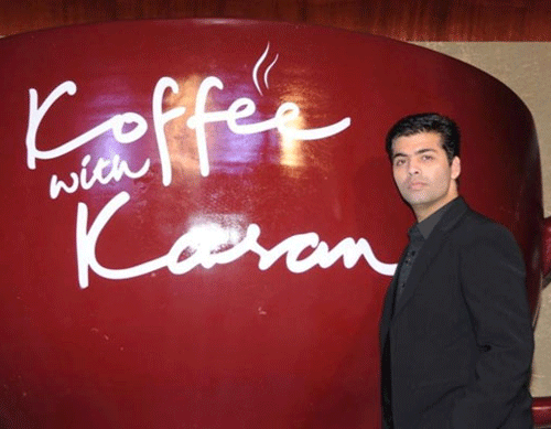Producer-director Karan Johar is all set to return to the small screen with the fourth season of his popular chat show 'Koffee with Karan'. Publicity Still.