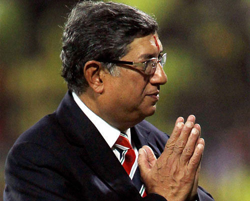 Former IPL commissioner Lalit Modi's legal counsel Mahmood Abdi today lodged an FIR against BCCI president N Srinivasan and his son-in-law Gurunath Meiyappan at a local police station charging them with fixing an IPL VI match between CSK and Rajasthan Royals held on May 12. PTI File Photo.
