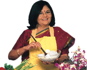 India's first celebrity cook, Tarla Dalal, died here Wednesday following a cardiac arrest, family sources said. She passed away at her residence in south Mumbai. Photo taken from her official website.