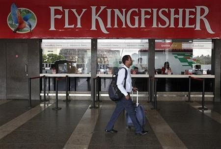 Kingfisher Airlines, which is grounded for over a year, today reported a massive Rs 716 crore net loss in the September quarter. Reuters File Photo.