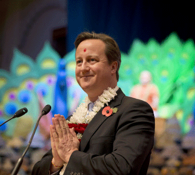 Ahead of his visit to India, British Prime Minister David Cameron has been presented with a Special Recognition Award in recognition of the services he rendered to the Sikh community. Reuters File Photo.