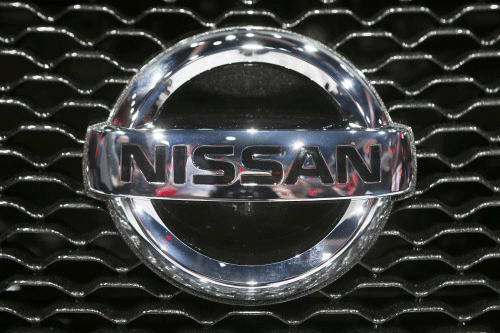 A Nissan logo is pictured during the 2013 Los Angeles Auto Show in Los Angeles. Reuters