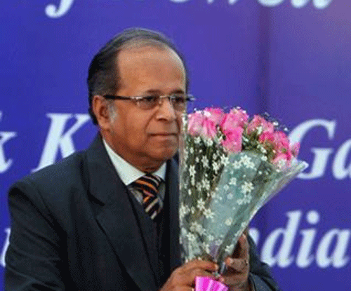 Former Supreme Court judge A K Ganguly (in pic) need not resign from the chairmanship of West Bengal Human Rights Commission in the wake of sexual harassment allegation against him as it would set a ''dangerous precedent'', former Attorney General Soli Sorabjee has said. PTI File Photo.