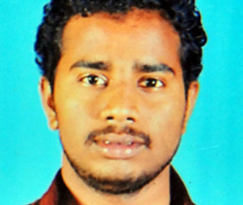 Gangaraju who was arrested on the charge of killing his wife to death in Yeshwanthpur in Bangalore on Sunday. DH