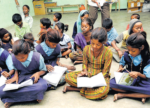 The forum demanded proper implementation of the RTE ACT and expanding its scope to include children from 3-18 years. DH file photo