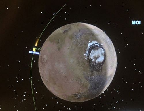 Two days after successfully injecting its Mars Orbiter into trans-Mars trajectory, ISRO revealed that a thunderstorm in South Africa, which struck above a ground station identified to track the ''crucial moment'' had resulted in a five minute delay in following the Indian mission. DH Photo