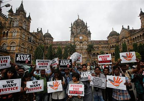 Mumbai city has witnessed 237 rapes, including eight gangrapes till August this year, with police saying that in most cases, the victims knew the accused, majority of whom were either "friends and lovers" or neighbours. Reuters File Photo.