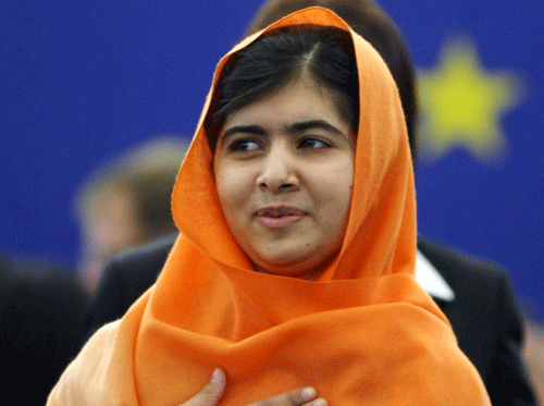 Pakistani teenage activist Malala Yousafzai, who survived a Taliban assassination attempt last year, has been awarded the 2013 UN Human Rights Prize, an honour previously given to icons like late Nelson Mandela in recognition of outstanding achievement in human rights. AP photo