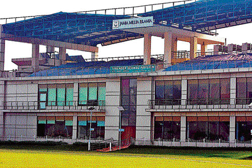 setting examples Jamia has named a pavilion after its ex-student Virender Sehwag.