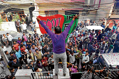 triumphant:&#8200;The emergence of AAP has brought a sea change in the Capital's political scenario.