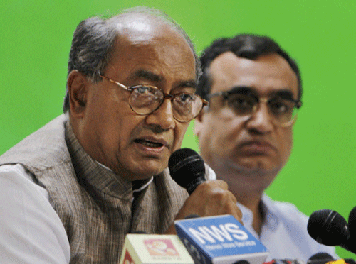 AICC general secretary Digvijay Singh is slated to meet Governor E S L Narasimhan on Thursday night. They were expected to discuss issues related to the draft bill. Government whip Arepalli Mohan said there was every possibility of the bill being introduced in due course of time, after a separate Business Advisory Committee (BAC) meeting to fix duration for discussion and other issues. PTI file photo