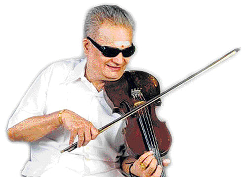 Scaling artistic heights: Violinist M Chandrasekaran