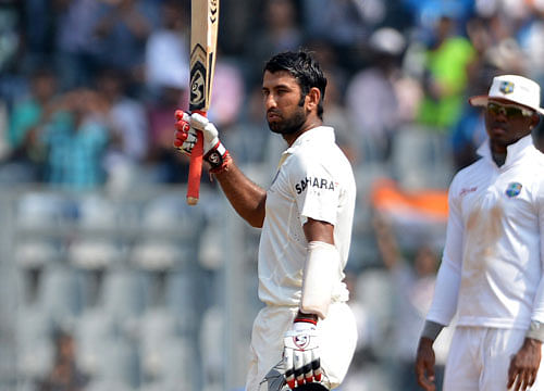 Pujara slips to 7th in ICC Test rankings. DH File Photo