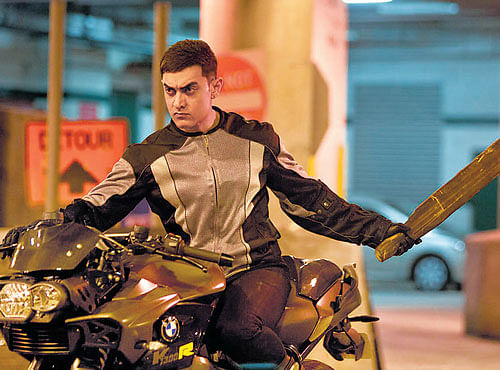 Aamir Khan in Dhoom 3.