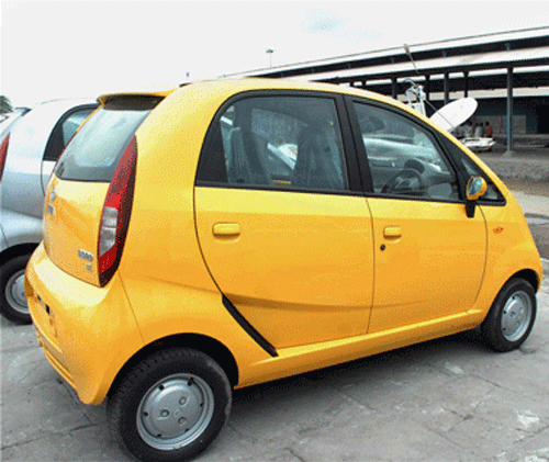 The State government will examine a proposal made by the BBMP Commissioner that Tata Nano cars or similar vehicles could replace autorickshaws in the City to ensure commuter safety. PTI Photo.