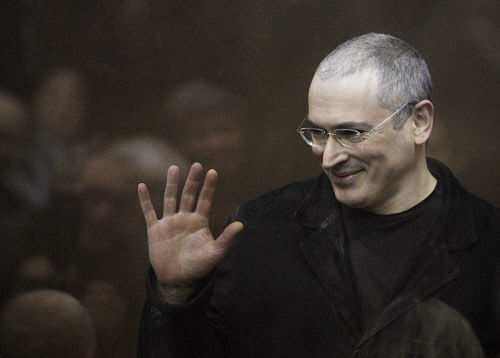 After spending more than 10 years behind bars, Russia's former richest man was quietly escorted from his prison in northwestern Russia yesterday and boarded a plane to Berlin in an operation worked out behind the scenes with the German government. Reuters file photo of Mikhail Khodorkovsky