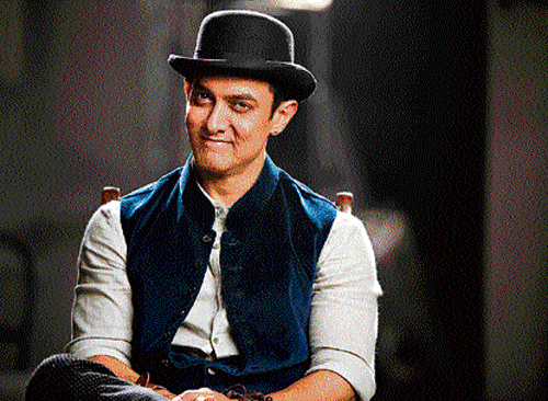 'Khan' do it : Actor Aamir Khan in his 'Dhoom 3' get-up.