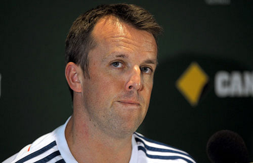 tough decision Graeme Swann announces his retirement from international cricket at the MCG on Sunday. ap