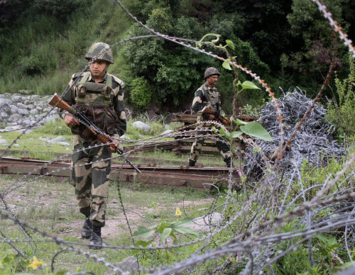 Indian soldiers manning along the Line of Control (LoC). File photo- PTI
