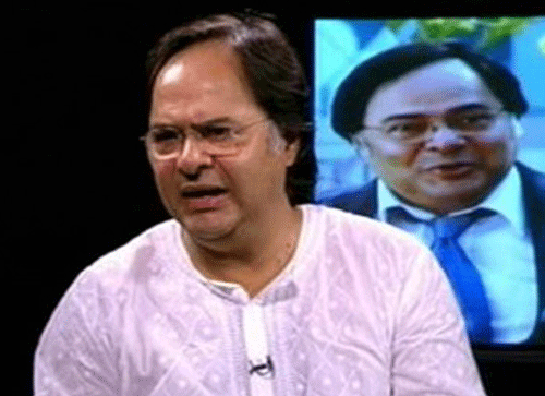 Veteran actor Farooq Sheikh, who is best remembered for his performances in films like 'Garm Hava', 'Shatranj Ke Khiladi', 'Chashme Buddoor' and 'Kissi Se Na Kehna', died after suffering a heart attack here. TV grab.