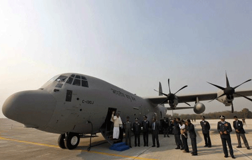 India has signed a Rs 4,000-crore deal with the US for procuring six more C-130J Super Hercules Special Operations aircraft for the Indian Air Force. PTI File Photo.