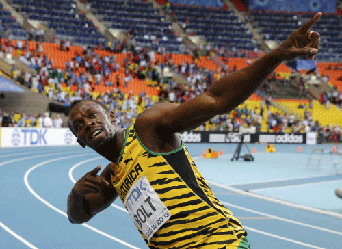 Olympic and World champion Usain Bolt of Jamaica and American tennis star Serena Williams have been voted International Sports Press Association (AIPS) Best Athletes for the second year in a row. Reuters file Photo.