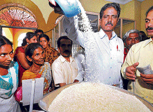 Karnataka requires about 2.5 lakh metric tonne of rice every month for Anna Bhagya scheme.