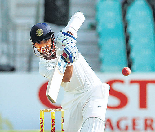 making a statement: Ajinkya Rahane was impressive with his courageous performance. AFP