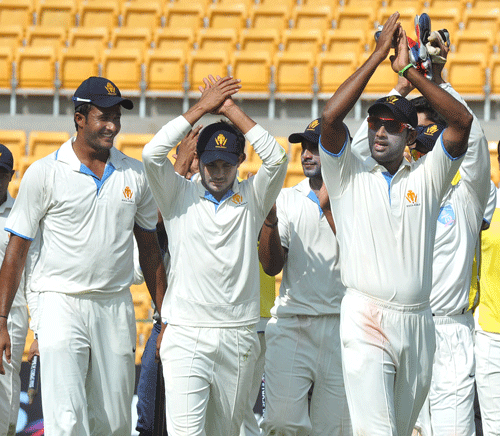 It was a thorough professional performance by Karnataka as they crushed hosts Delhi by eight wickets to end their Ranji Trophy group league engagements as table toppers with 38 points from eight games. DH