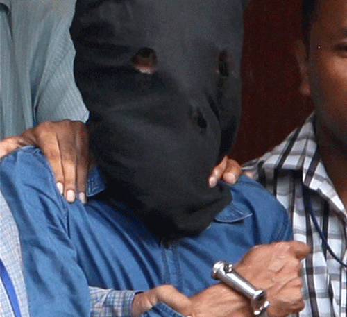 Yasin Bhatkal, one of the leaders of the domestic terror group Indian Mujahideen appears at a court in New Delhi, India, Friday, Aug. 30, 2013. The outlawed terror group Indian Mujahideen (IM) is more lethal and resilient because of the support it receives from Pakistan, according to a new report by an American think-tank. AP File Photo