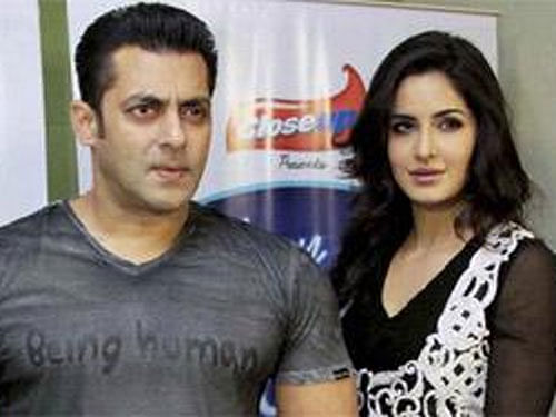 Bollywood stars Salman Khan and Katrina Kaif PTI File Image