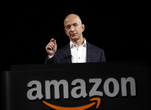 An official in the Galapagos Islands says that Amazon founder Jeff Bezos was flown by helicopter from a cruise ship on Jan 1 for medical attention after suffering intense pain because of a kidney stone. AP File Photo.