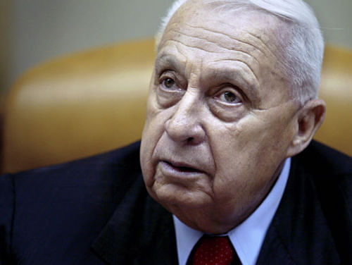 Former Israeli Prime Minister Ariel Sharon is ''clinging to life'' as he was facing imminent death with his condition taking turn for the worse, the head of the hospital treating him since 2006 said today. AP file photo of  Ariel Sharon