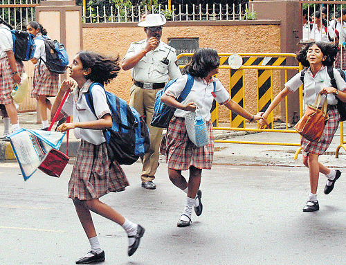 Parents feel that there is a need for an initiative like the 'Lollipop Man'. DHNS