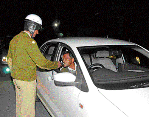 According to a Delhi Police report, challans in 2013 for drunk driving were a whopping 24,564. DHNS