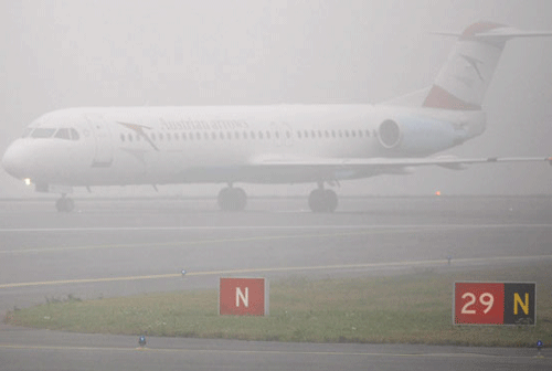 Though a thick blanket of fog enveloped the national capital for two days and threw air traffic out of gear at the Delhi airport till the early hours of Monday, the fog cover is set to dissipate over the next three days. Reuters file photo