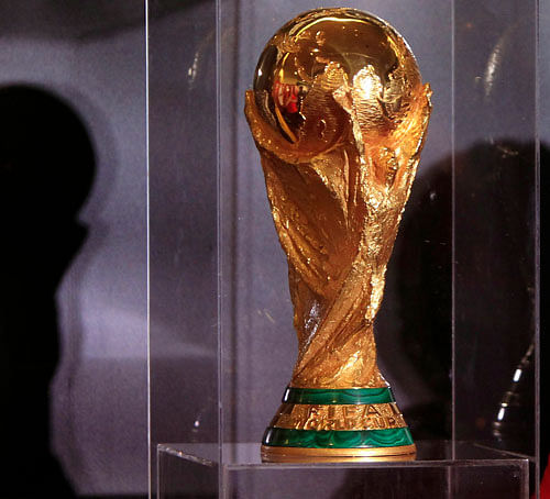 The trophy of the FIFA World Cup in Subang, near Kuala Lumpur, Malaysia / AP File Photo
